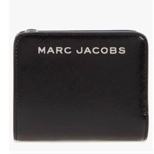 Marc Jacobs Trademarc Mini Compact Wallet Black